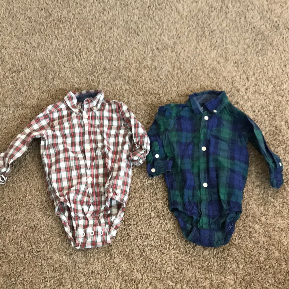 9 month button down